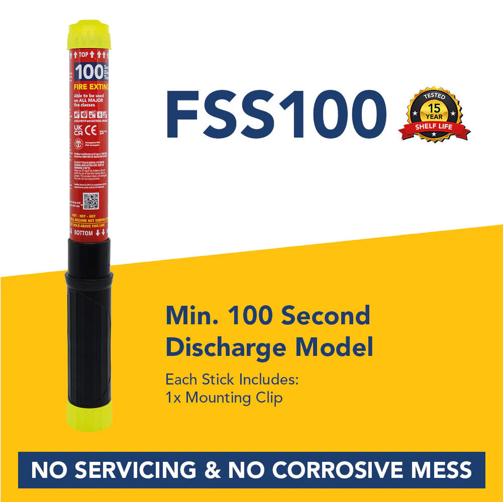 FSS100 (Standard) – 100 Second Fire Safety Stick
